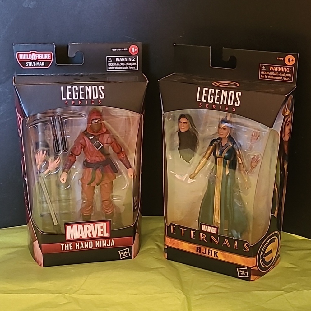 MARVEL LEGENDS HAND NINJA & AJAK ☆BRAND NEW☆